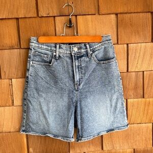 Express Light Wash Denim Jean Shorts